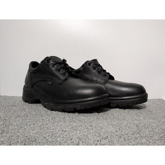 Thorogood Soft Streets Series Plain Toe Work Oxfords Mens Size 13 XW Black
